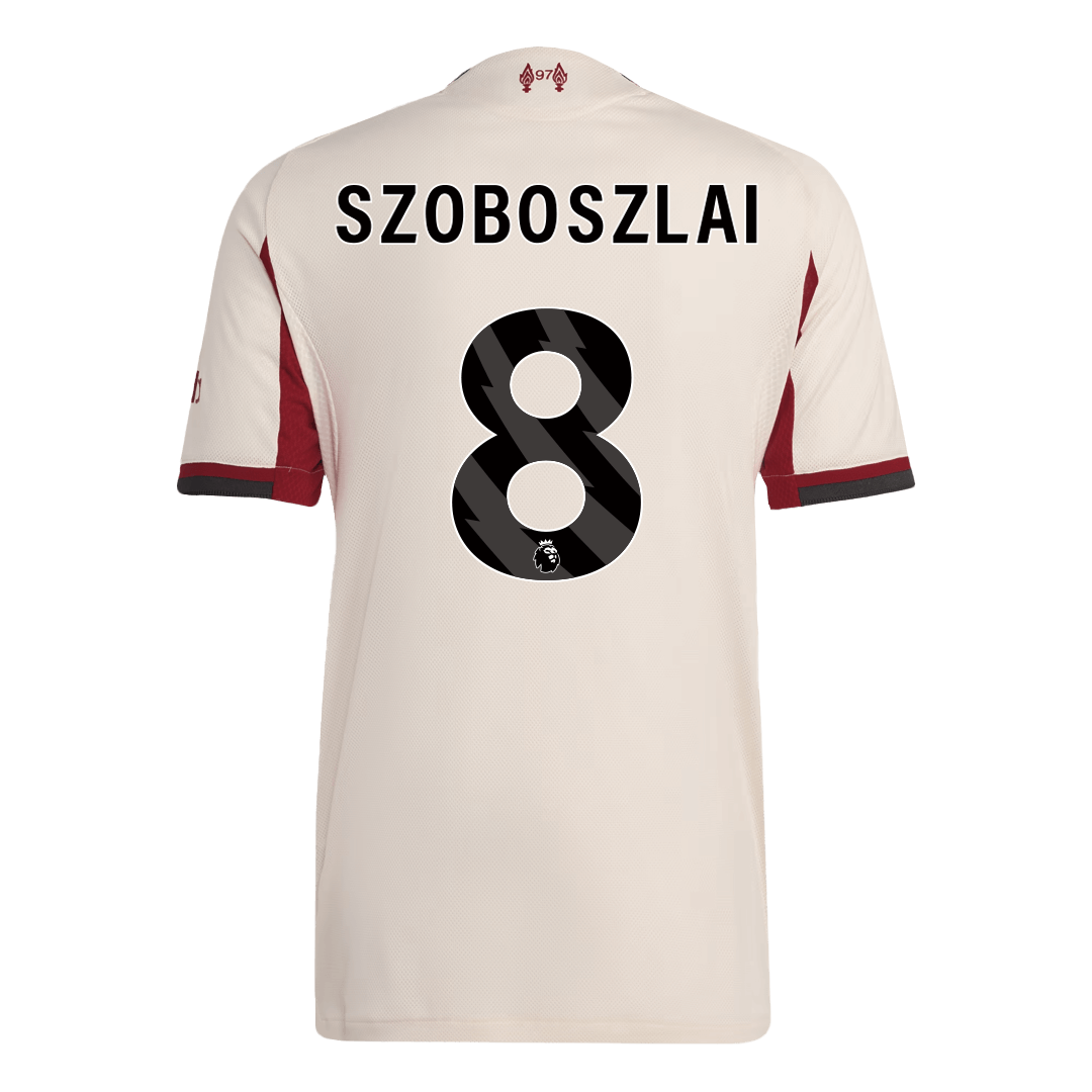 Liverpool Nogometni dres Gostujoči 2025/26 Authentic SZOBOSZLAI #8