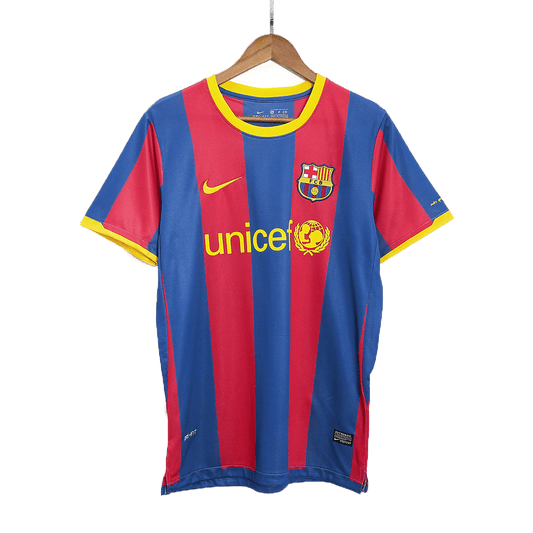 Retro nogometni dres Barcelona Home 2010/11 - rdeč in moder