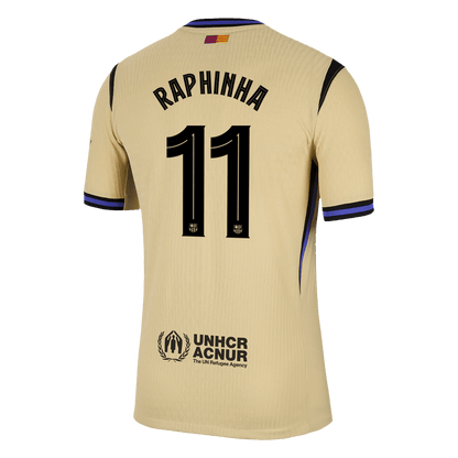 Authentic RAPHINHA #11 Barcelona gostujoča majica 2025/26 - UCL