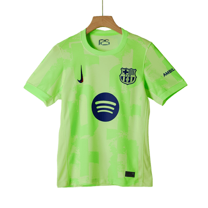 Barcelona 3rd Gostujoči komplet (majica, kratke hlače in nogavice) 2024/25 (logotip Spotify brez besedila)