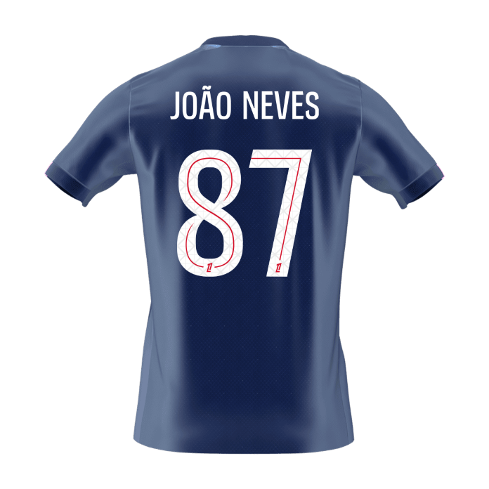 JOÃO NEVES #87 PSG Dres Domači 2025/26