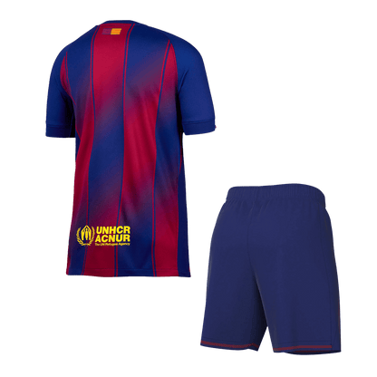 Domači dres Barcelone (dres + kratke hlače) 2025/26 rdeče-moder