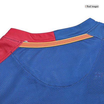 Retro 2008/09 Barcelona Home Nogometna majica z dolgimi rokavi - UCL Final