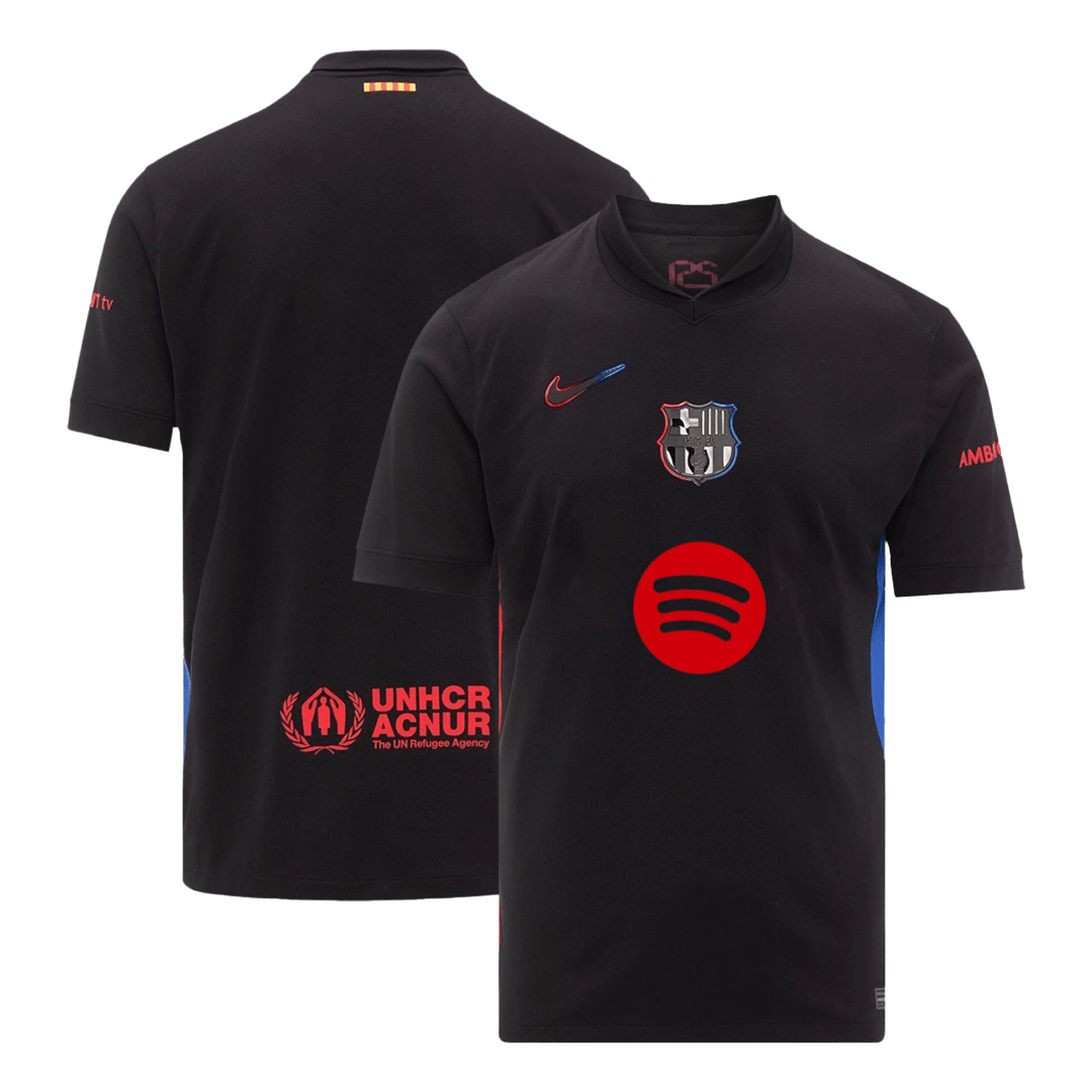 [Super kakovost] moška moška nogometna majica Barcelona 2024/25 – logotip Spotify brez besedila – logotip Spotify brez besedila