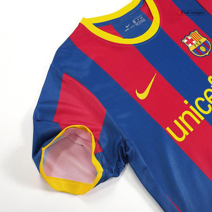 Retro nogometni dres Barcelona Home 2010/11 - rdeč in moder