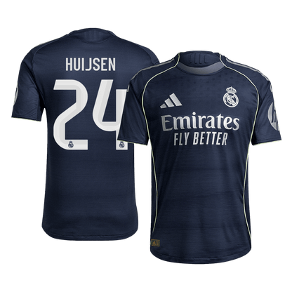 Real Madrid gostujoči kratki rokav majica 2025/26 avtentična