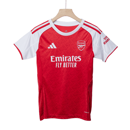 Ženski domači nogometni dres Arsenala 2025/26 rdeč