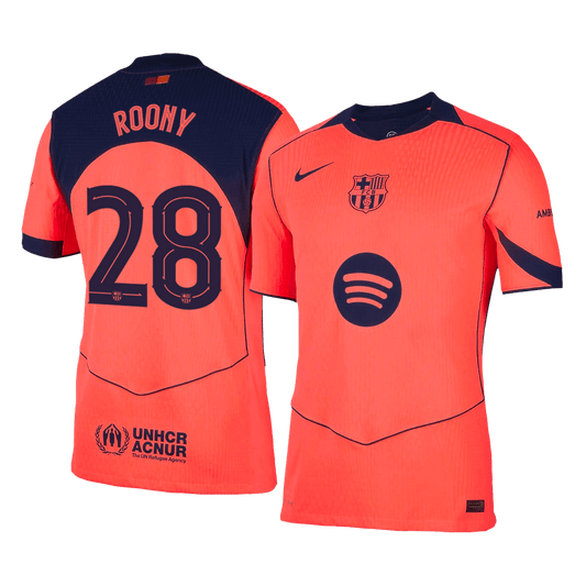 Barcelona Nogometni dres Tretji 2025/26 Authentic ROONY #28