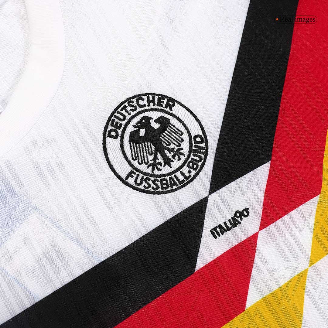 1990 West Germany Retro Home Soccer Jersey Shirt