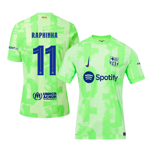 [Super kakovost] Barcelona RAPHINHA #11 Third Away moški nogometni dres 2024/25 UCL