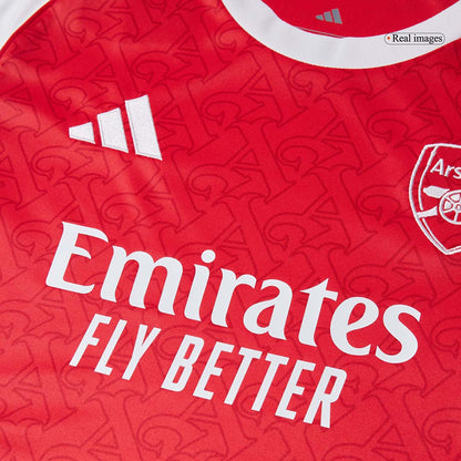 Ženski domači nogometni dres Arsenala 2025/26 rdeč