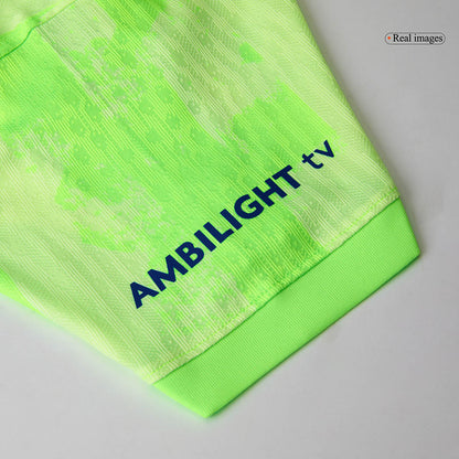 Verodostojni nogometni dres Lamine Yamal #19 Barcelona Third Away Soccer Jersey 2024/25- UCL（Logotip Spotify brez besedila）