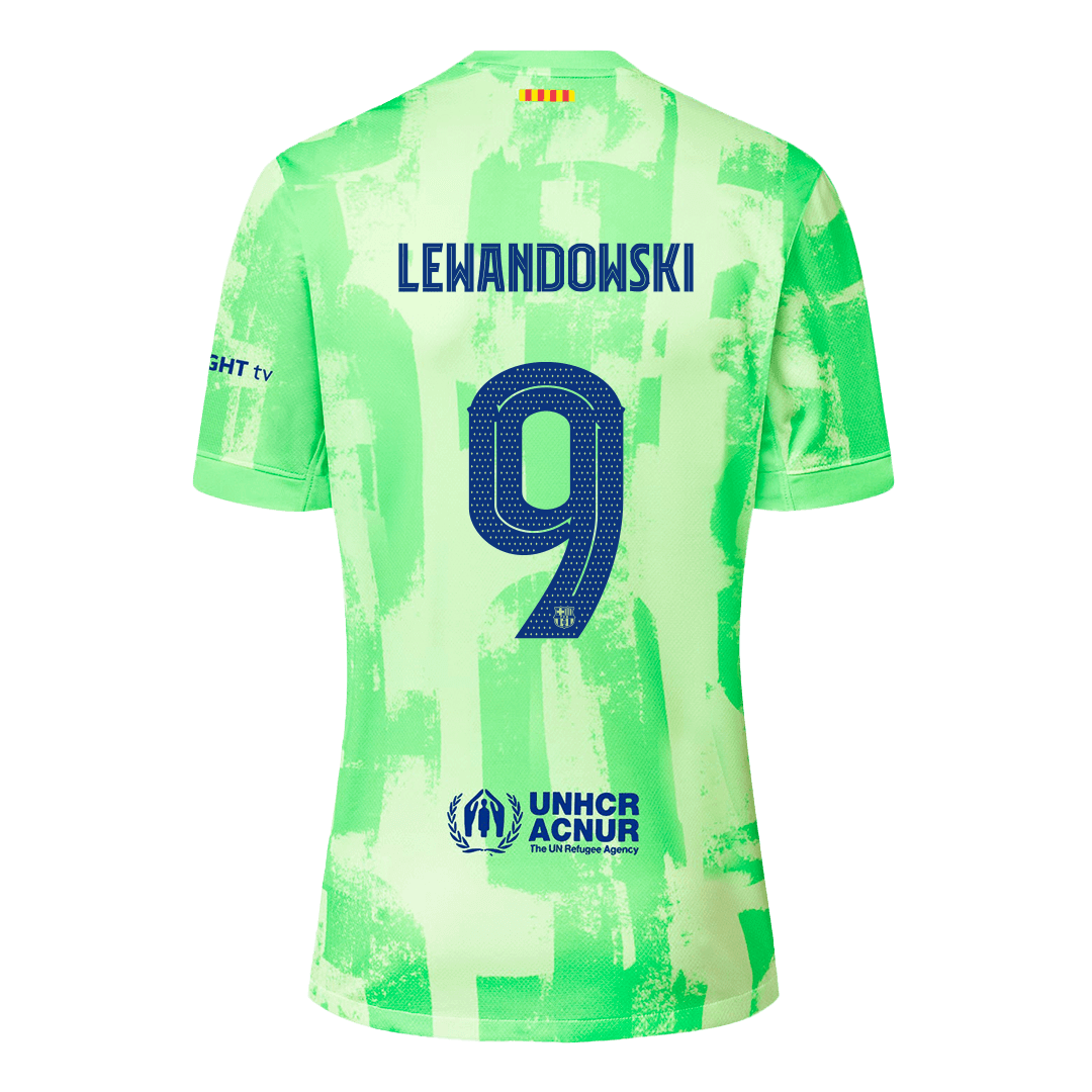 [Super kakovost] Barcelona LEWANDOWSKI #9 Third Away moški nogometni dres 2024/25 UCL