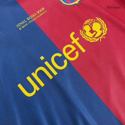 Retro domači nogometni dres 2008/09 Barcelona - finale UCL
