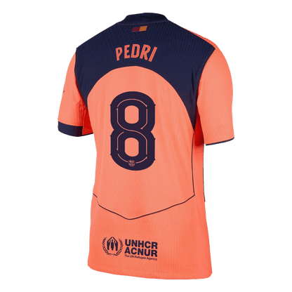 Barcelona Nogometni dres Tretji 2025/26 Authentic PEDRI #8