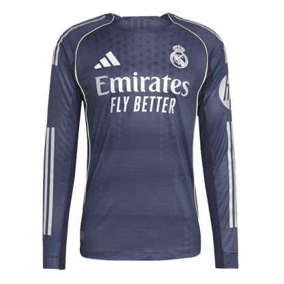 Real Madrid Nogometni dres Gostujoči 2025/26 Dolgi rokavi Authentic