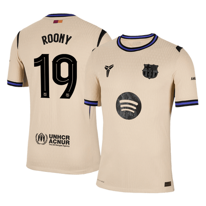 Barcelona Nogometni dres Gostujoči 2025/26 Authentic ROONY #19