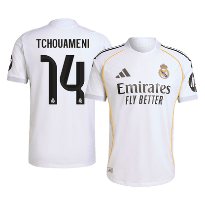 Real Madrid Nogometni dres Domači 2025/26 Authentic TCHOUAMENI #14