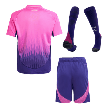 Kid's Germany Away Soccer Jersey Kit(Jersey+Shorts+Socks) Euro 2024
