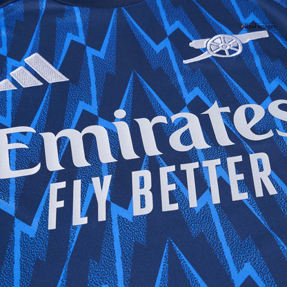 Arsenal Away Soccer Jersey Kit(Jersey+Shorts) 2025/26 Blue