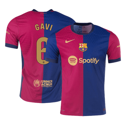 Autentična GAVI #6 Barcelona domača nogometna majica 2024/25