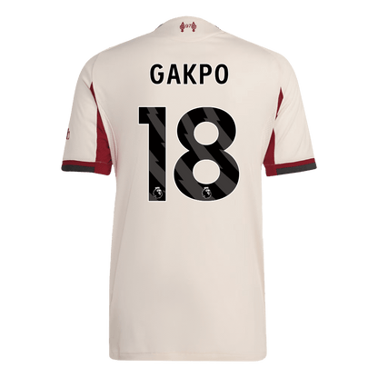 Liverpool Nogometni dres Gostujoči 2025/26 Authentic GAKPO #18