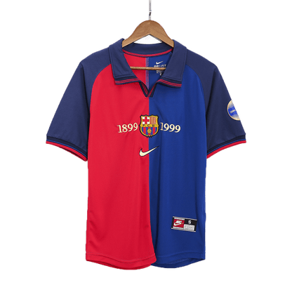 Barcelona Home Retro nogometna majica 1999/00 100th Anniversary majica