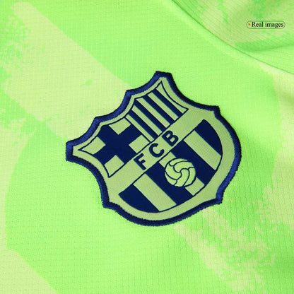 Barcelona 3rd Gostujoči komplet (majica, kratke hlače in nogavice) 2024/25 (logotip Spotify brez besedila)
