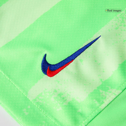 Gostujoči komplet Barcelone (majica + kratke hlače) 2024/25 - (logotip Spotify brez besedila)