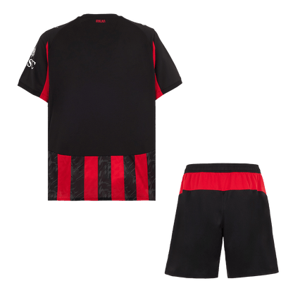 Domači dres AC Milana (dres + kratke hlače) 2025/26 rdeče-črn