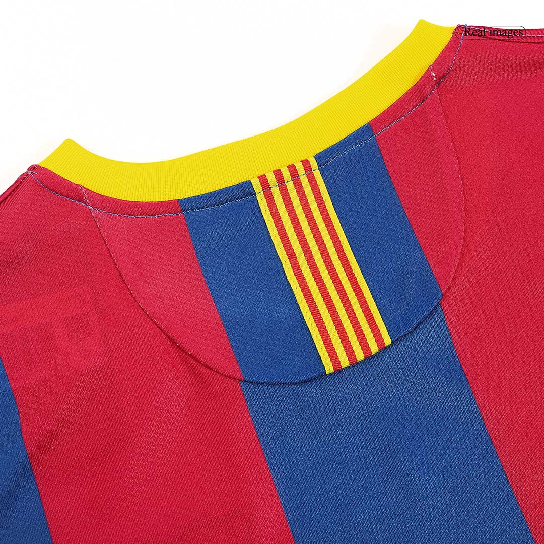 Retro nogometni dres Barcelona Home 2010/11 - rdeč in moder