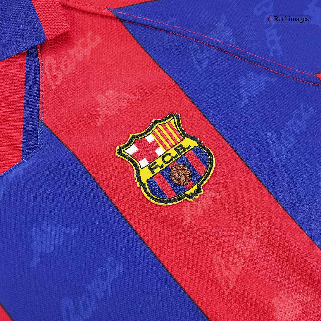 Retro nogometni dres Barcelona Home 1996/97 - rdeč in moder