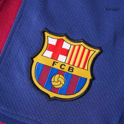 Domači dres Barcelone (dres + kratke hlače) 2025/26 rdeče-moder