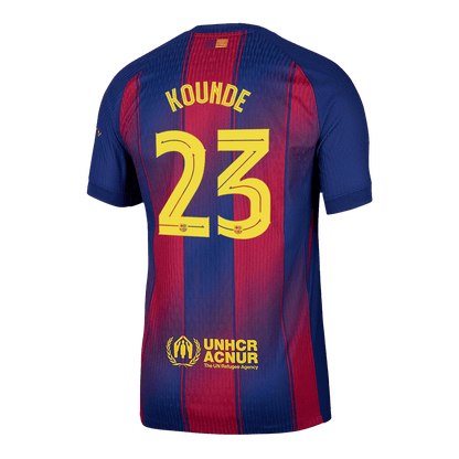 Barcelona Nogometni dres Domači 2025/26 Authentic KOUNDE #23