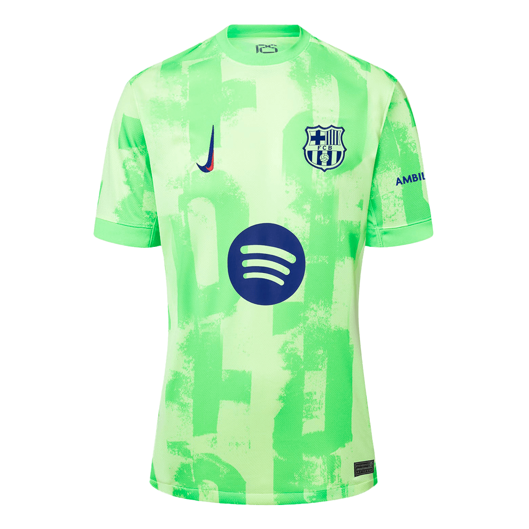 [Super kakovost] Barcelona GAVI #6 Third Away moška nogometna majica 2024/25 - UCL <Logotip Spotify brez besedila>