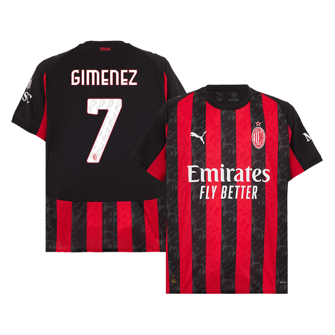 GIMENEZ #7 AC Milan Dres Domači 2025/26