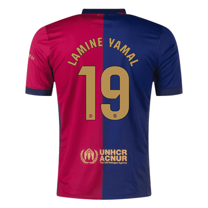 [Super kakovost] Barcelona LAMINE YAMAL #19 domači moški nogometni dres 2024/25