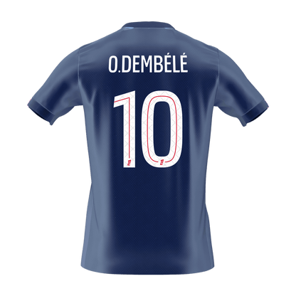 O.DEMBÉLÉ #10 domači nogometni dres PSG 2025/26 Navy