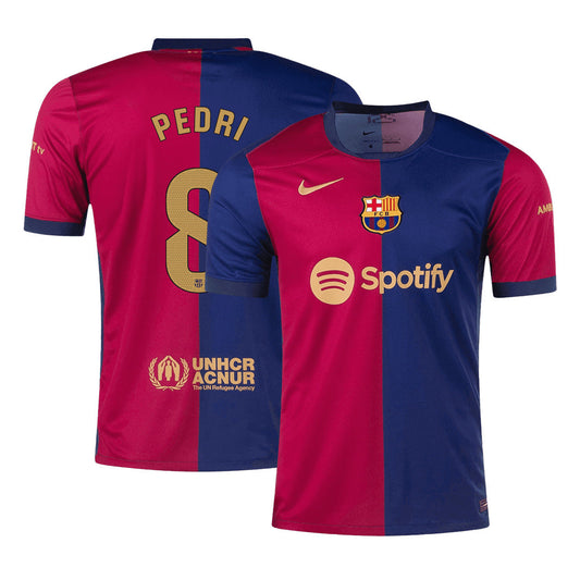 [Super kakovost] Barcelona PEDRI #8 Domača moška nogometna majica 2024/25