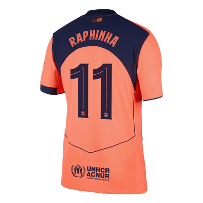 Barcelona Nogometni dres Tretji 2025/26 Authentic RAPHINHA #11