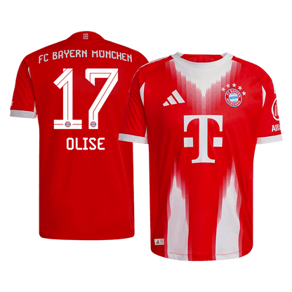 Bayern Munich Nogometni dres Domači 2025/26 Authentic OLISE #17