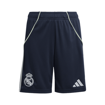 Nogometne kratke hlače Real Madrid Away 25/26 mornarsko modre