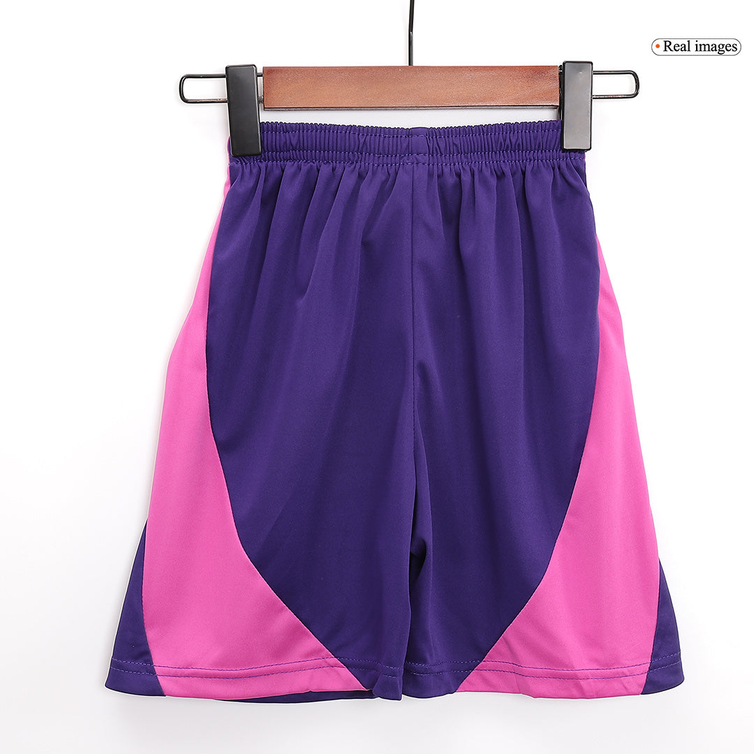 Kid's Germany Away Soccer Jersey Kit(Jersey+Shorts+Socks) Euro 2024