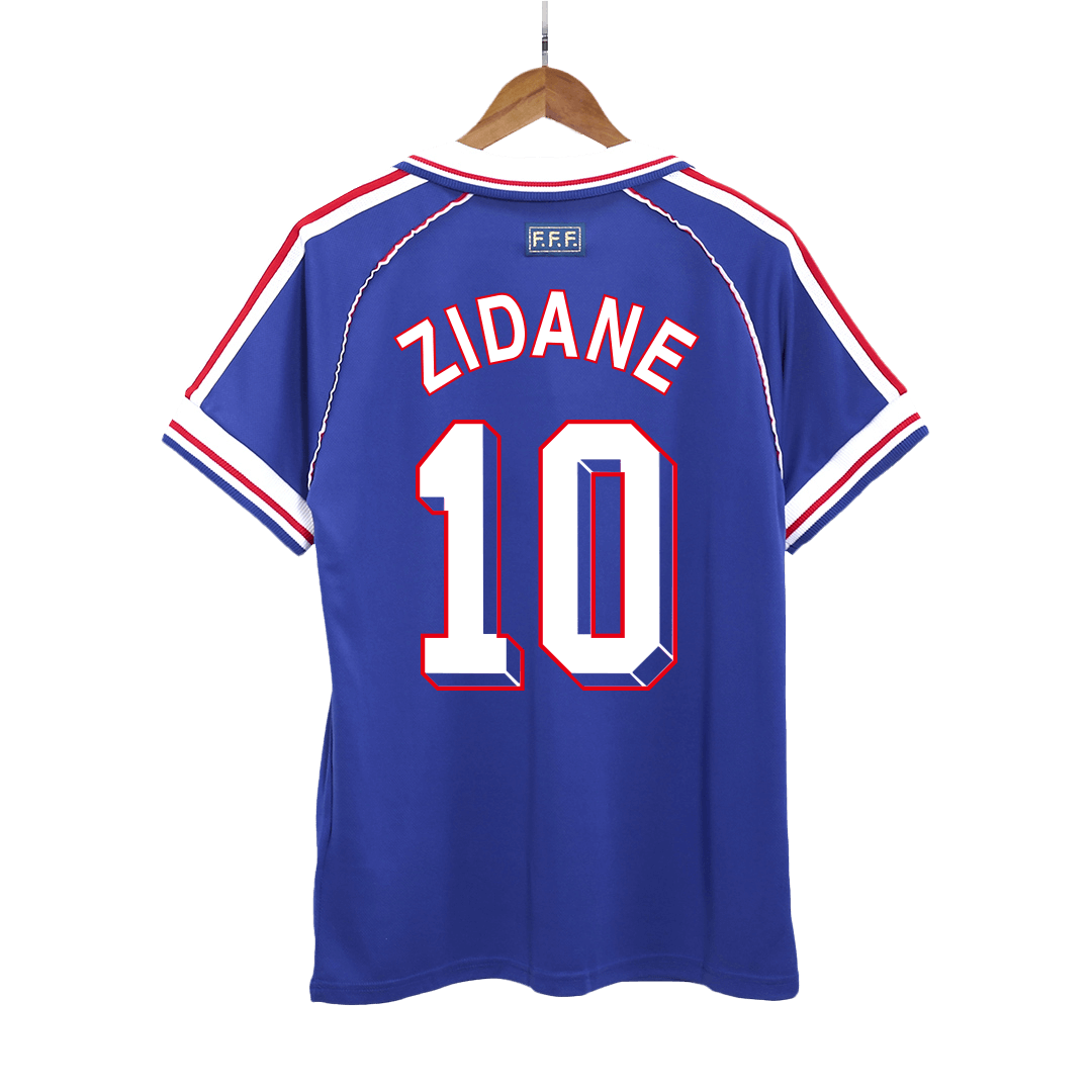 Retro dres France 1998 Zidane 10 Svetovno prvenstvo