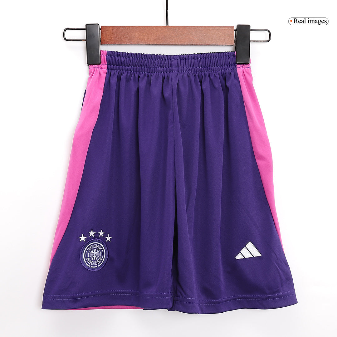 Kid's Germany Away Soccer Jersey Kit(Jersey+Shorts+Socks) Euro 2024