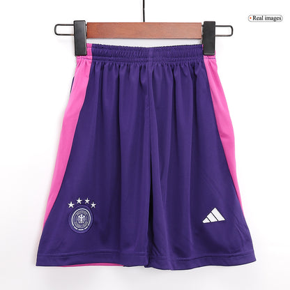 Kid's Germany Away Soccer Jersey Kit(Jersey+Shorts+Socks) Euro 2024