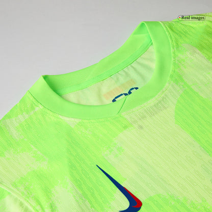 Verodostojni nogometni dres Lamine Yamal #19 Barcelona Third Away Soccer Jersey 2024/25- UCL（Logotip Spotify brez besedila）