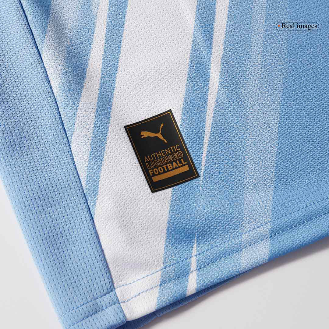 Domači nogometni dres Manchester Cityja (dres + kratke hlače) 2025/26 moder