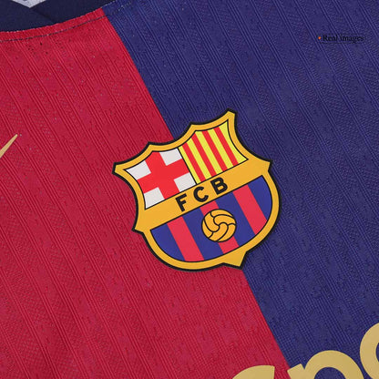 Autentična LAMINE YAMAL #19 Barcelona Domača nogometna majica 2024/25