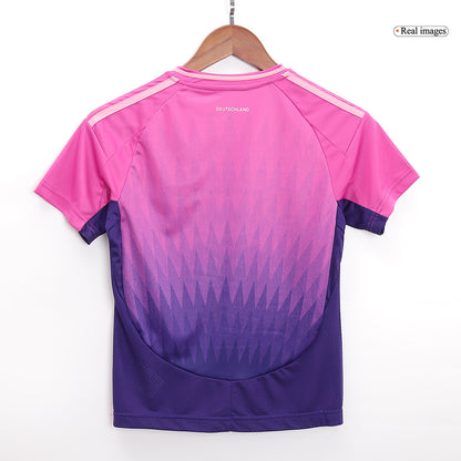 Kid's Germany Away Soccer Jersey Kit(Jersey+Shorts+Socks) Euro 2024
